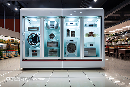 現(xiàn)代家電售賣(mài)商場(chǎng) 引領(lǐng)智能生活，一站式家用電器銷(xiāo)售新體驗(yàn)